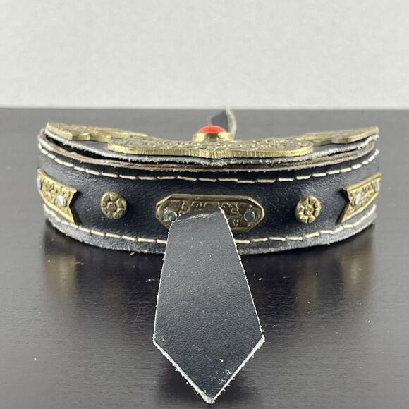 ANTIQUE Tibetan Fire Mecha Match Striker Leather Flint Pouch Purse RARE - Picture 4 of 16